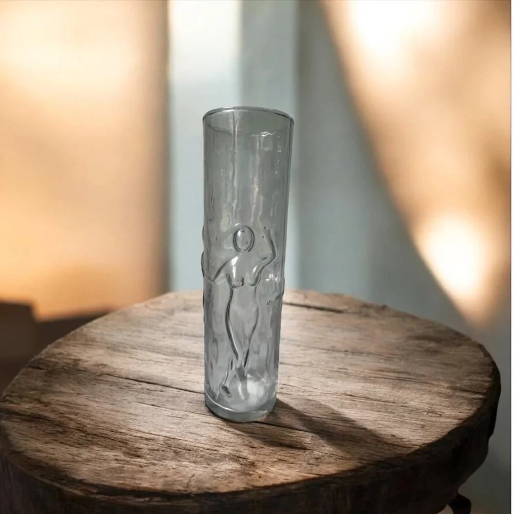 Vtg Libbey Molded Replacement Drinking Glass/Vase 